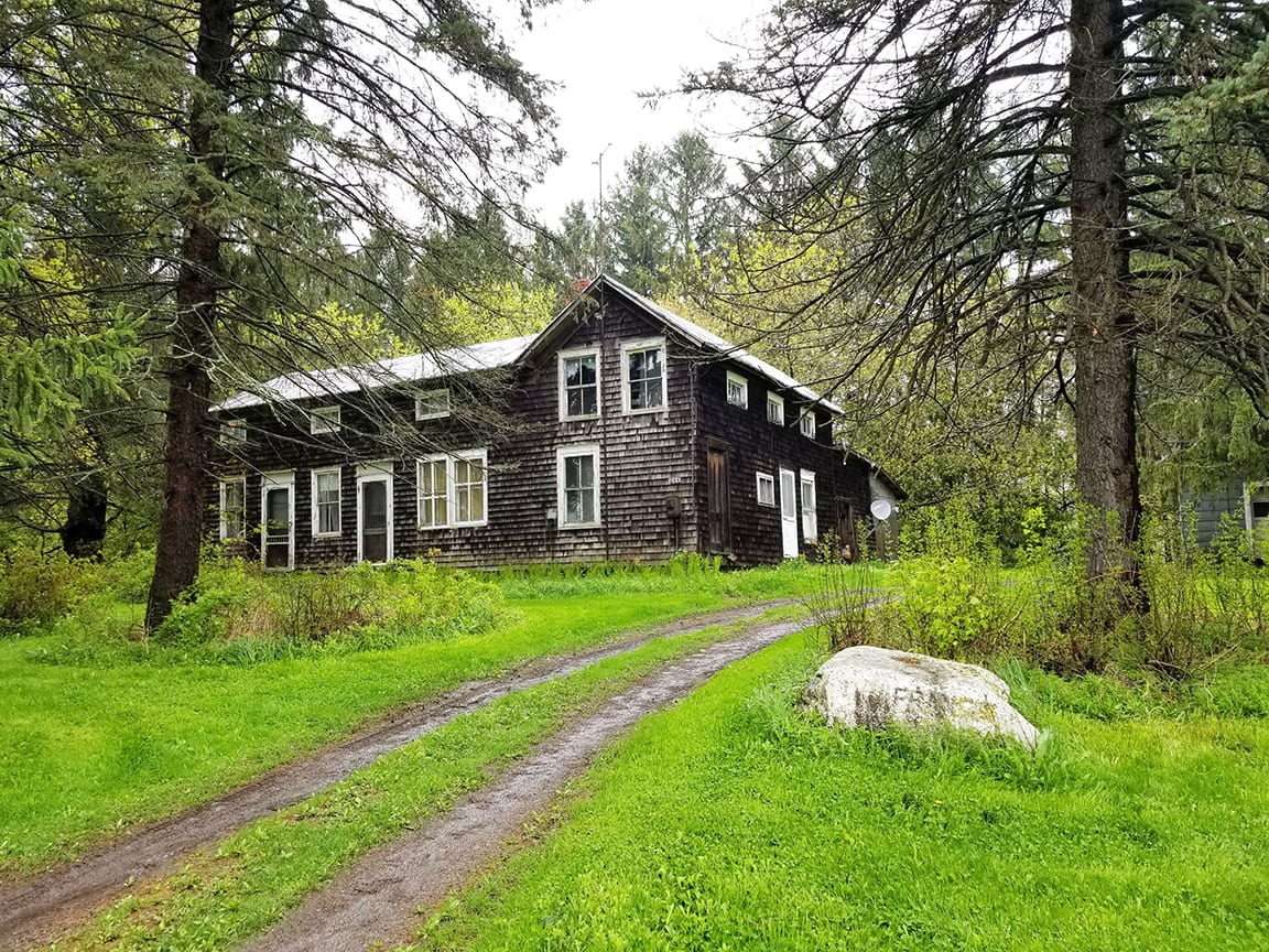 6 acres Farmhouse and Garage near Summer Hill State Forest in Locke NY