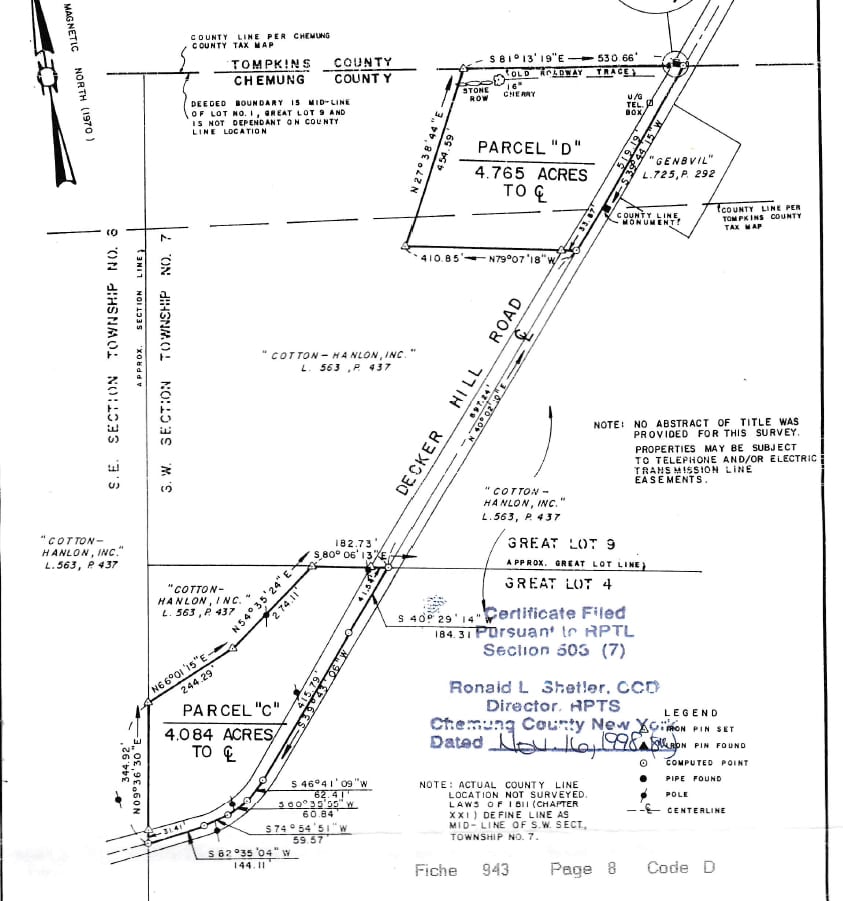 4 acres Private Building Lot in Van Etten NY Decker Hill Road NY