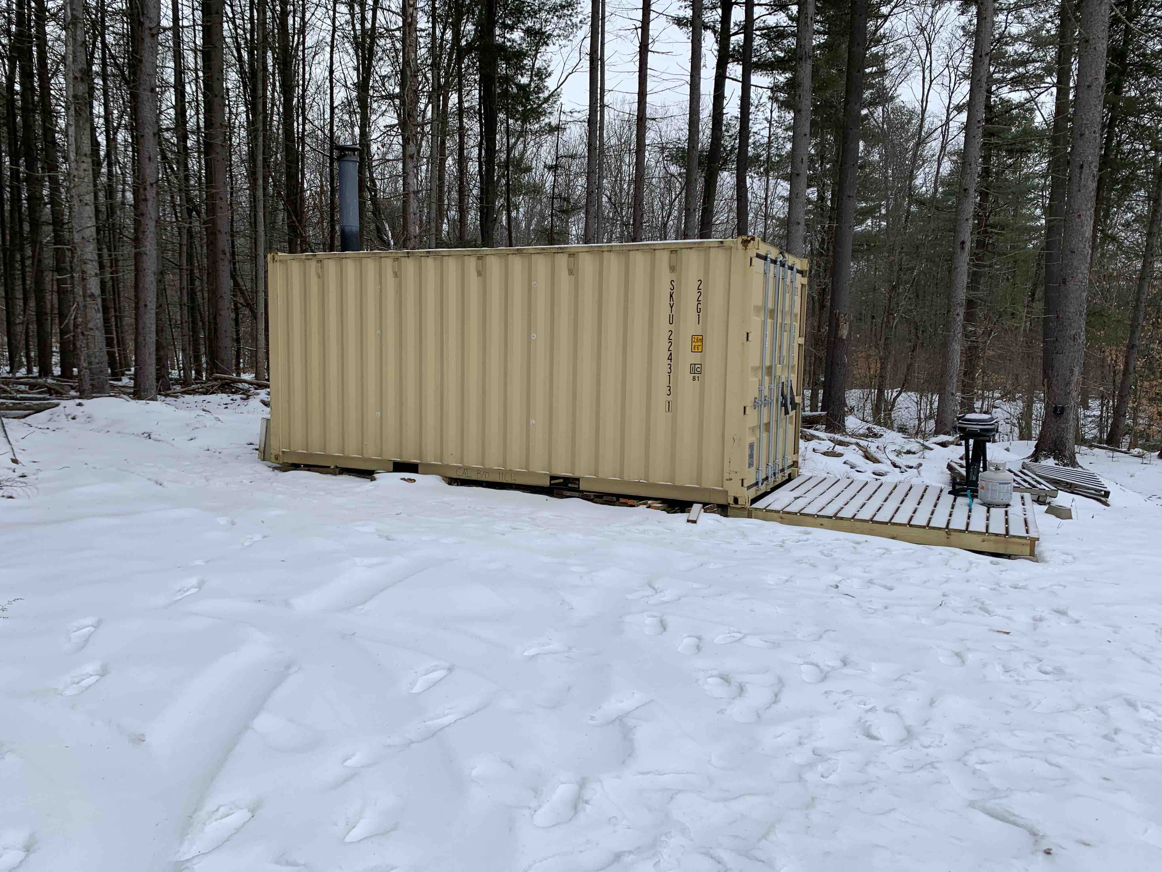 New York Land Quest 47 acres Hunting Land with Camp in Ward NY Duke