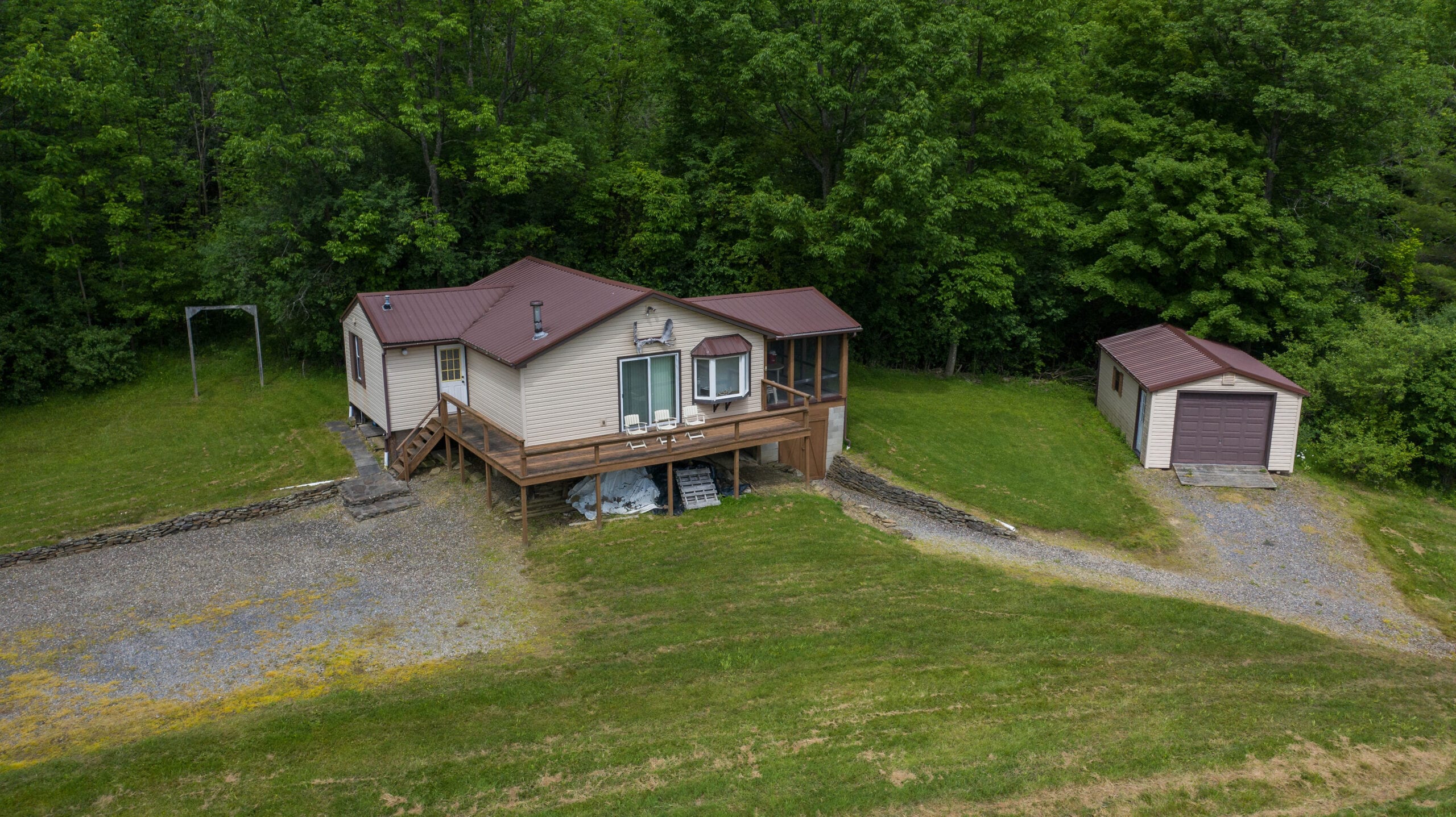 New York Land Quest 262 acres Hunting Retreat with Cabin in