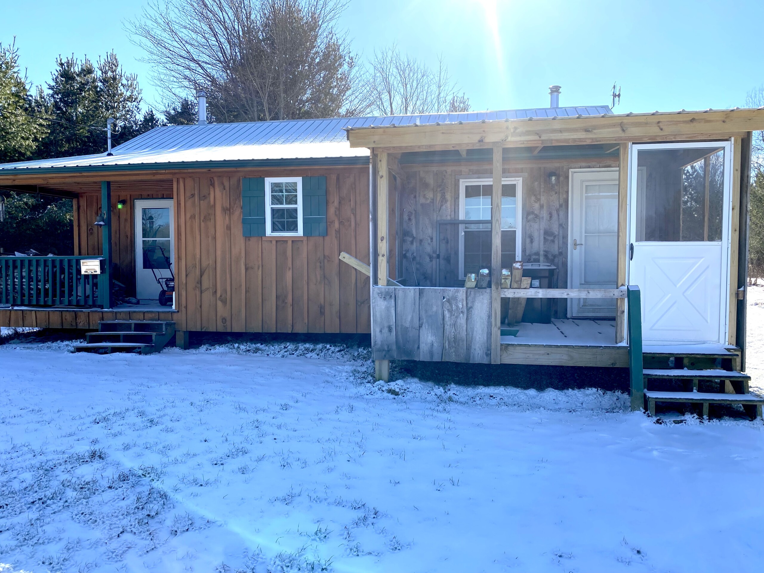 New York Land Quest Timber Frame Cabin with All Amenities in Birdsall NY 3781 Gillies Hill