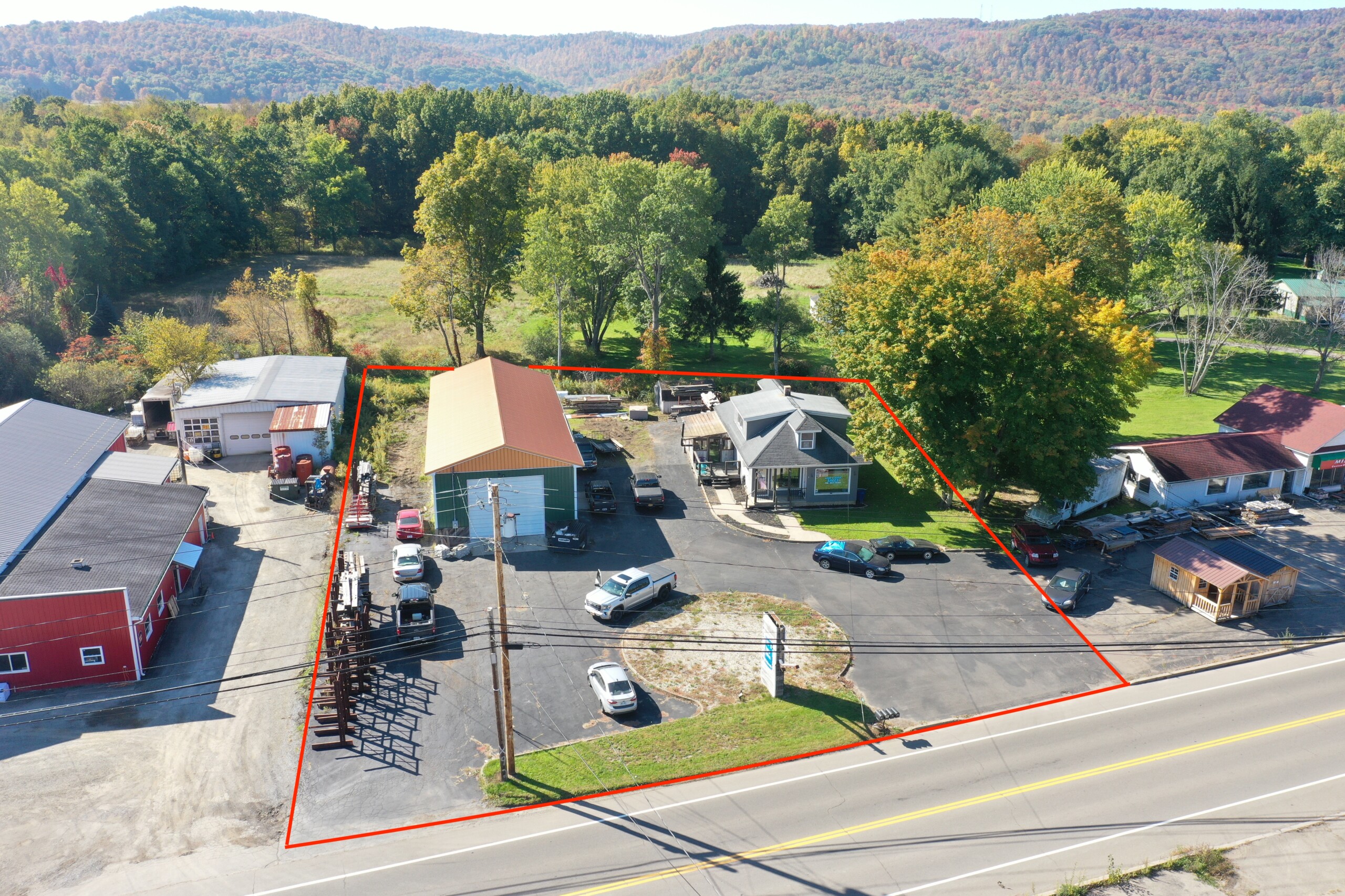 New York Land Quest Commercial Building with Apartments, Office and