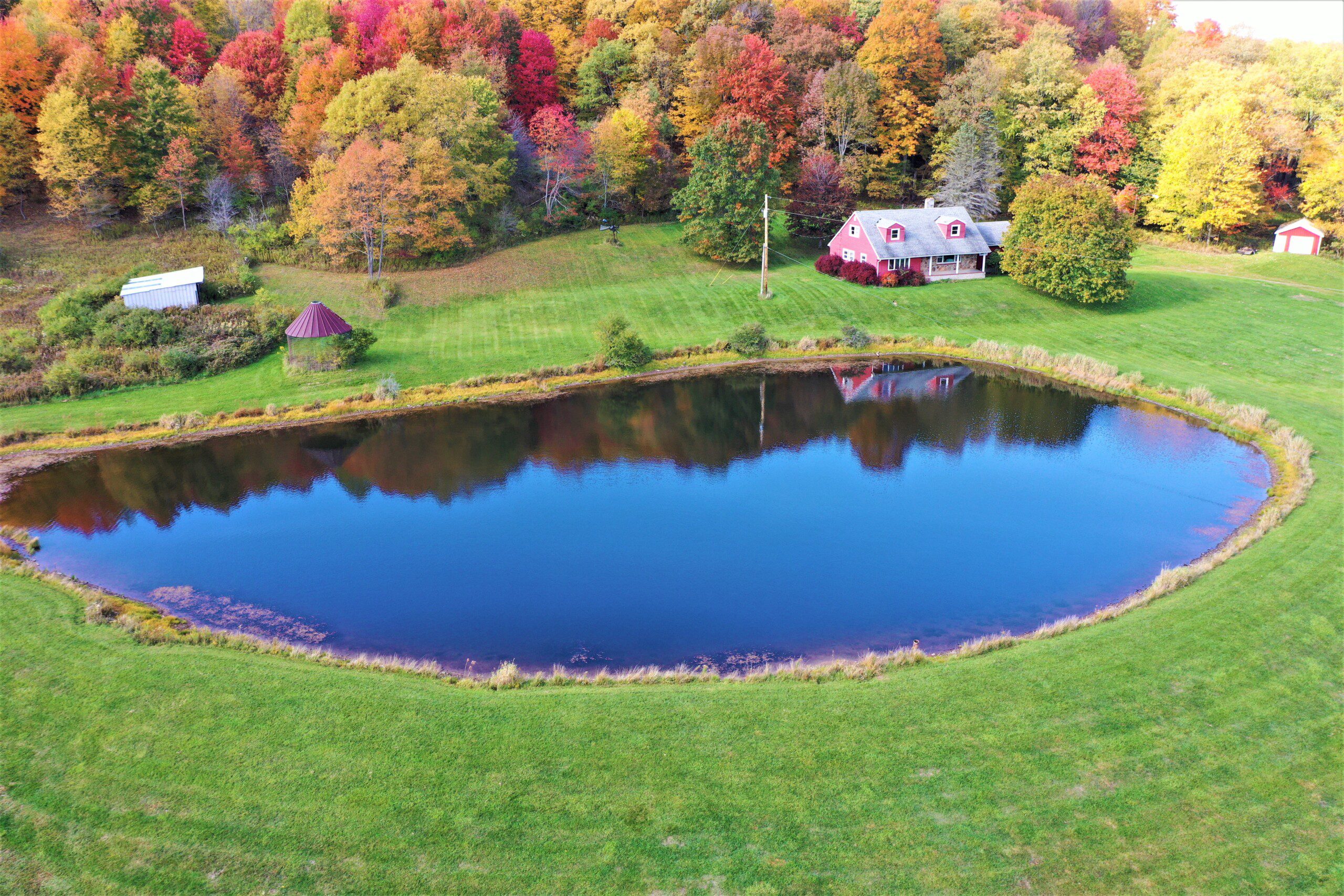 New York Land Quest 32 acres House with Barn and Ponds in Rexville NY